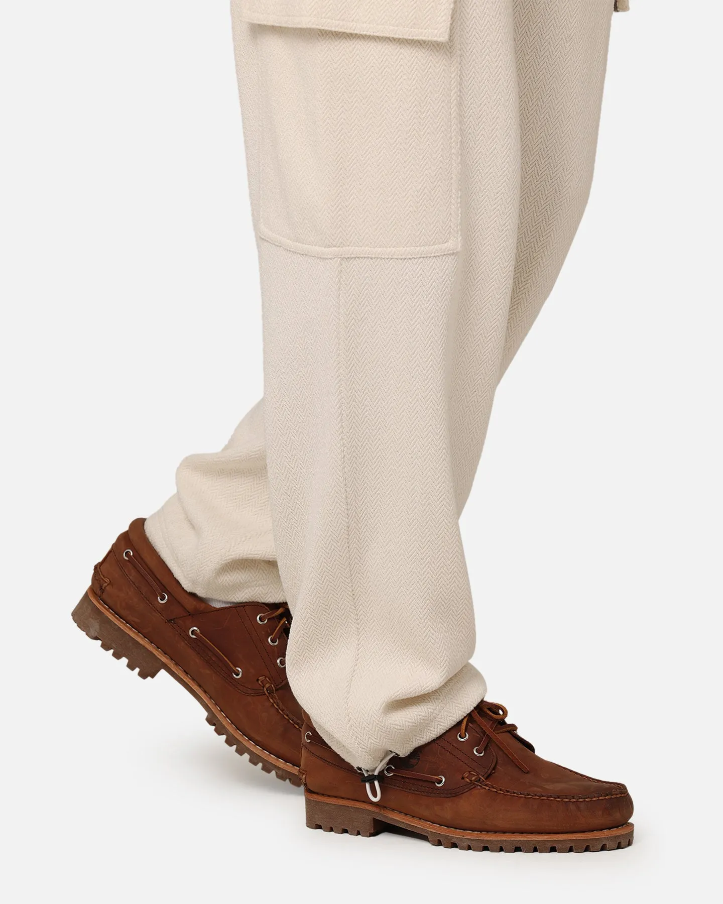 Carre Grain Superior Cargo Jogger Off White