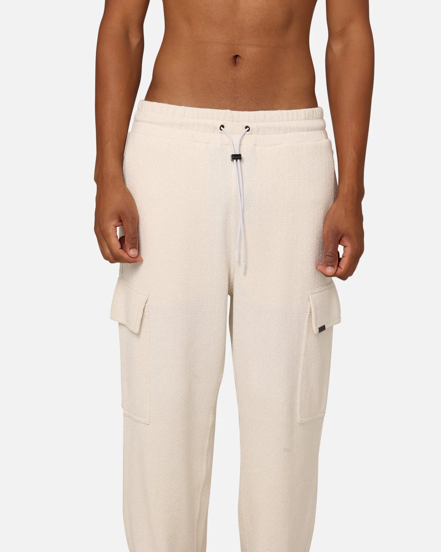 Carre Grain Superior Cargo Jogger Off White