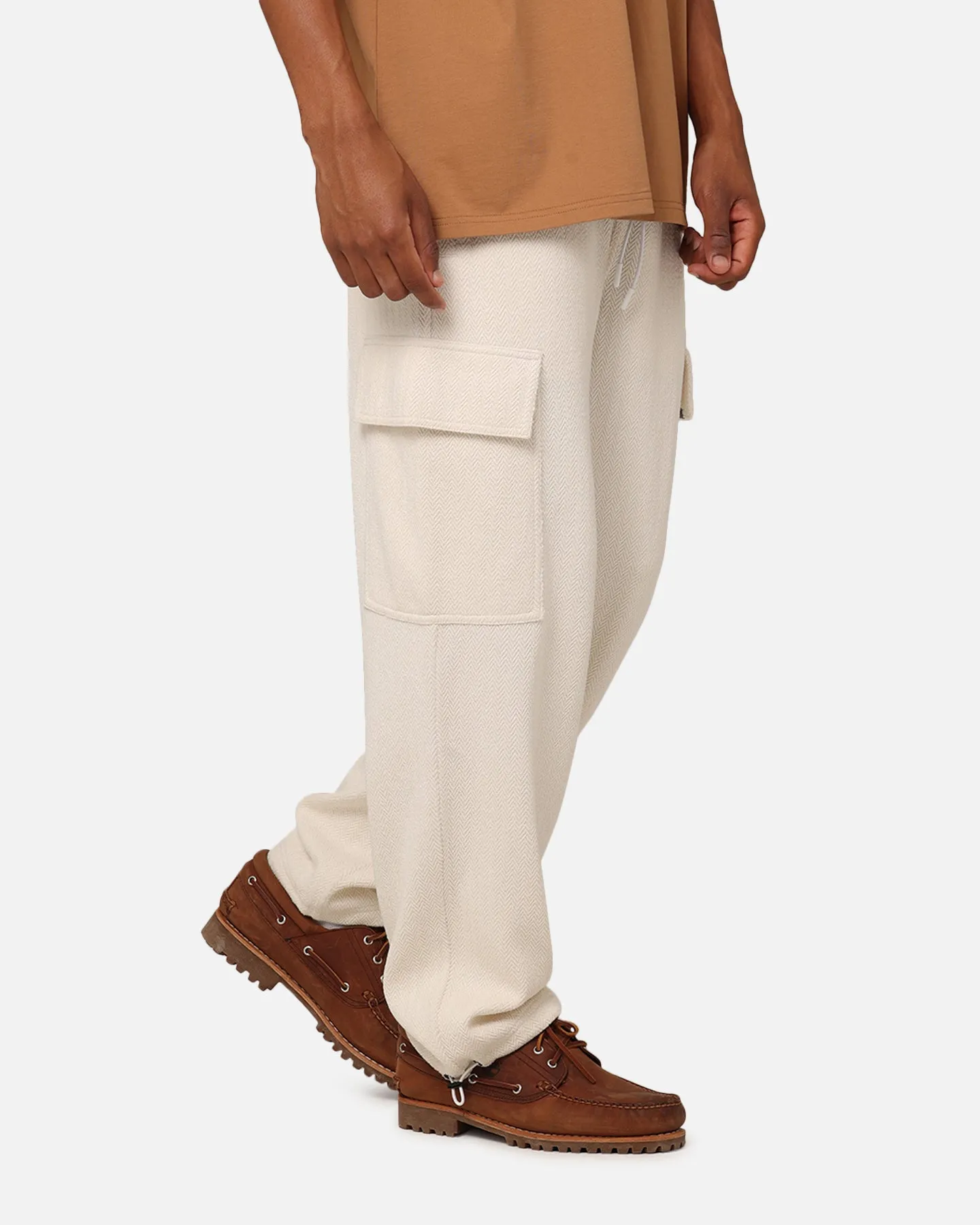 Carre Grain Superior Cargo Jogger Off White