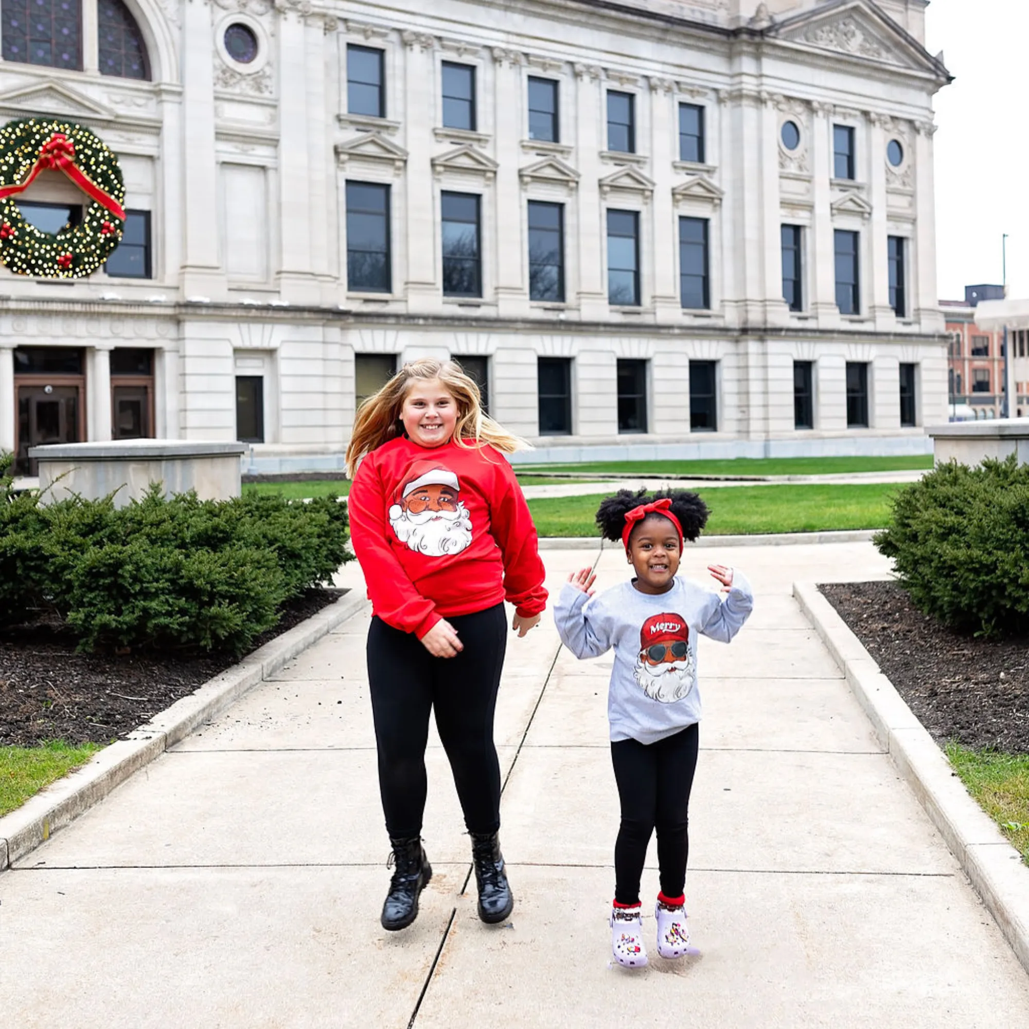 Classic Magic Santa  Christmas Sweatshirt - Youth and Adult Multiple Colors