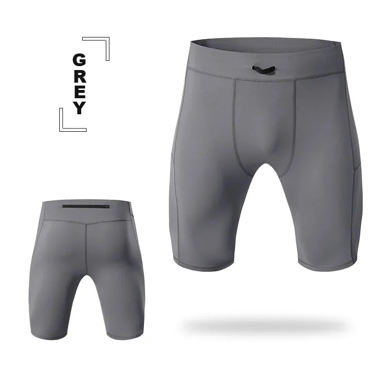 Compression Shorts Men Quick Dry Bodybuilding Tights