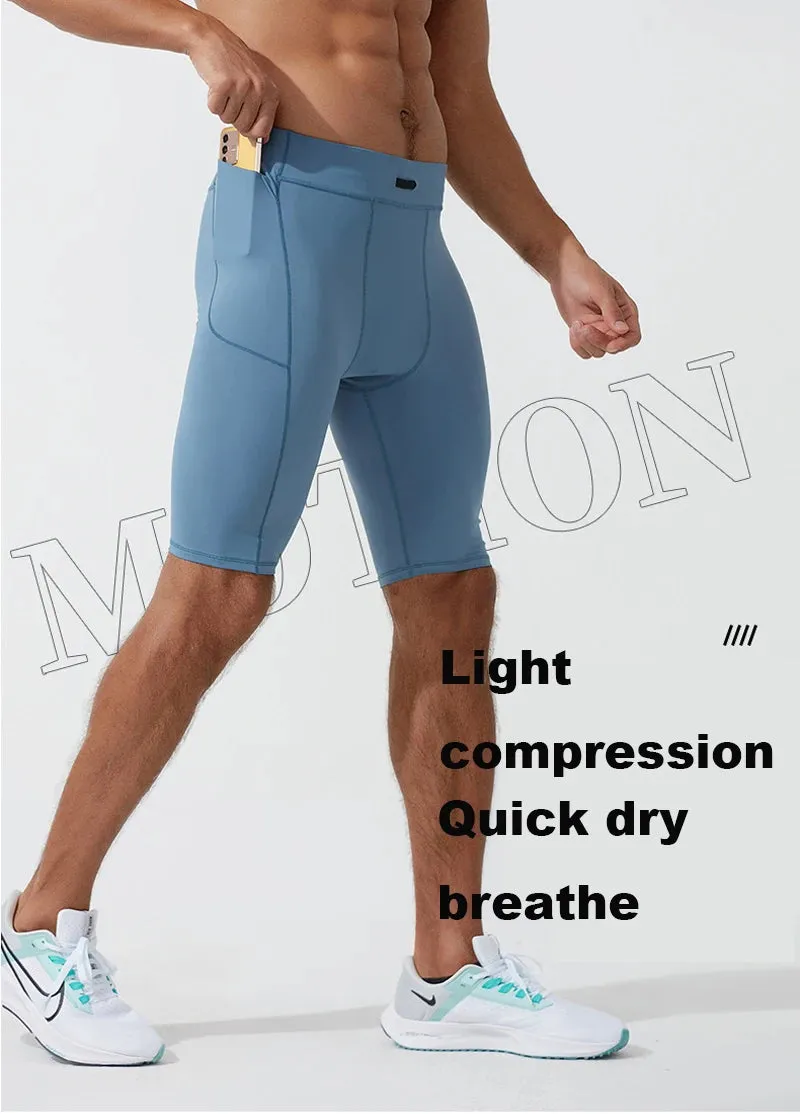 Compression Shorts Men Quick Dry Bodybuilding Tights