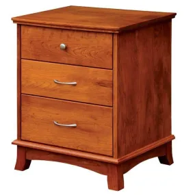 Crescent 3-Drawer Amish Nightstand