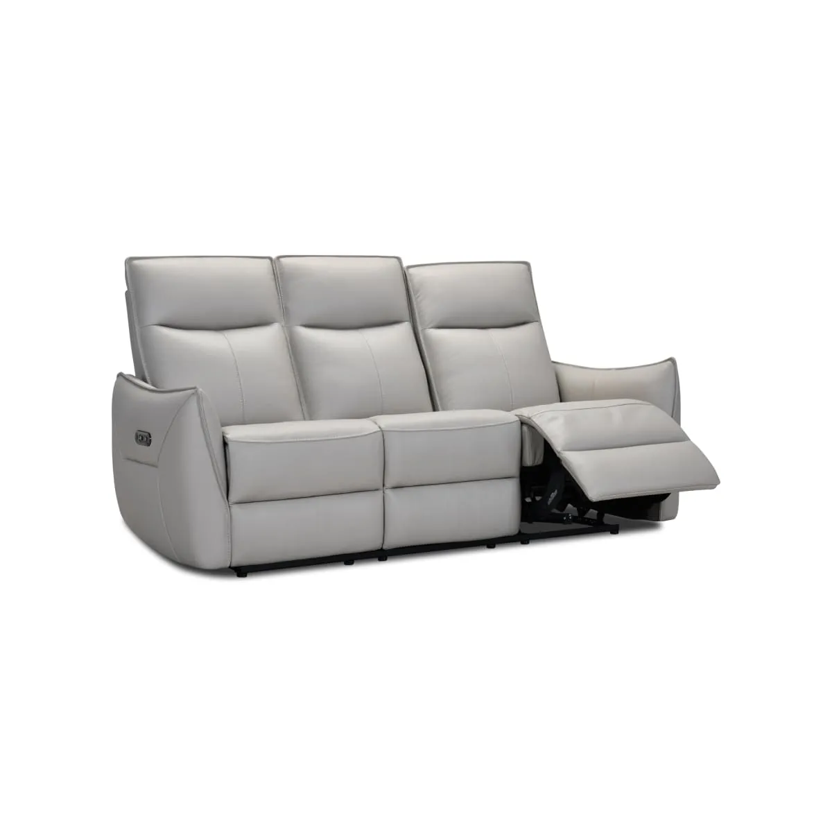 Crownmark Leather Power Recliner Sofa