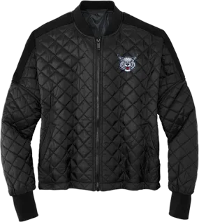 CT Bobcats Mercer Mettle Womens Boxy Quilted Jacket