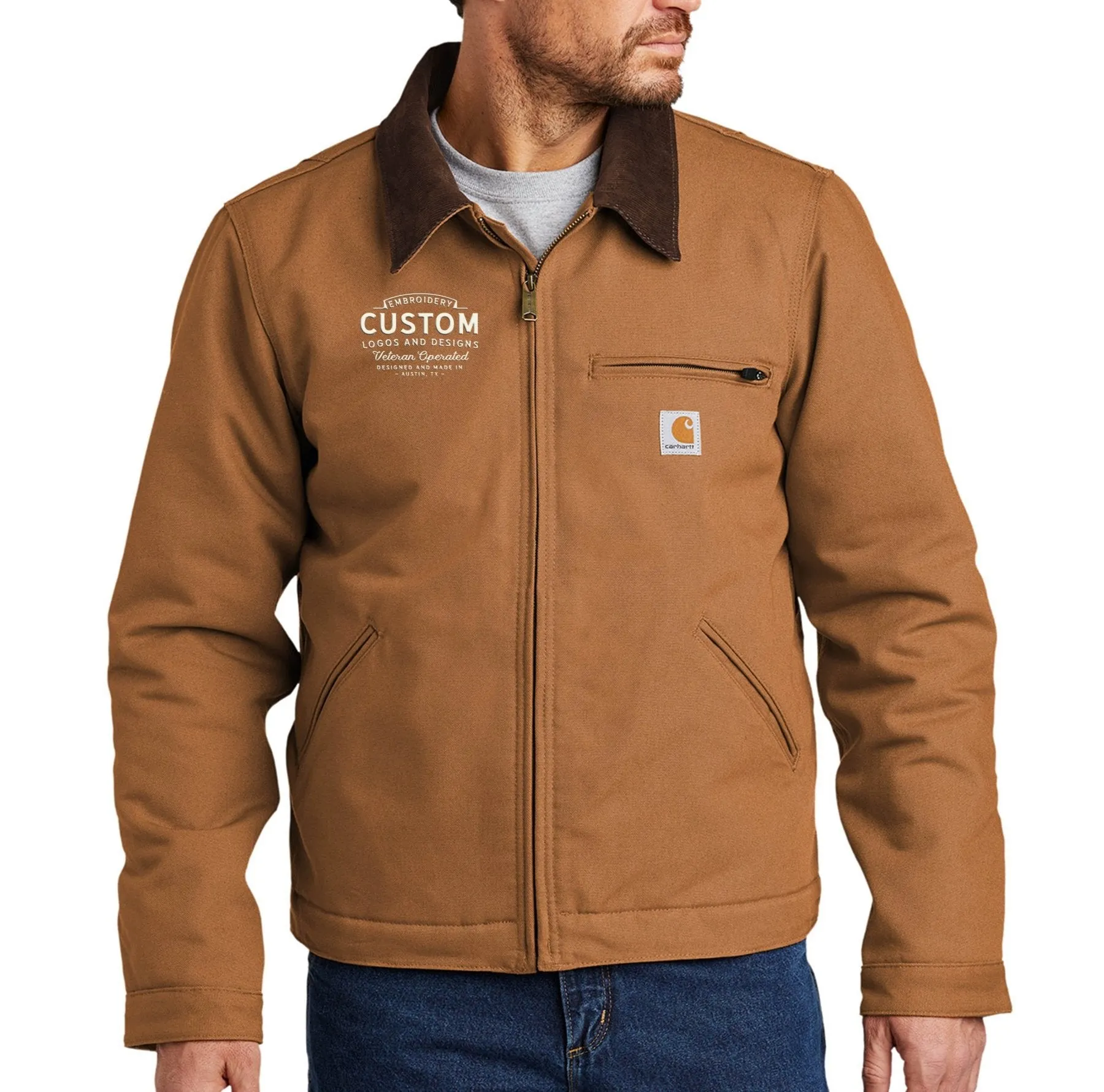 Custom Embroidery - Carhartt® Duck Detroit Jacket