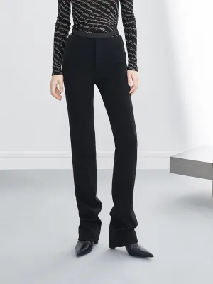 Cutout High Rise Flared Pants