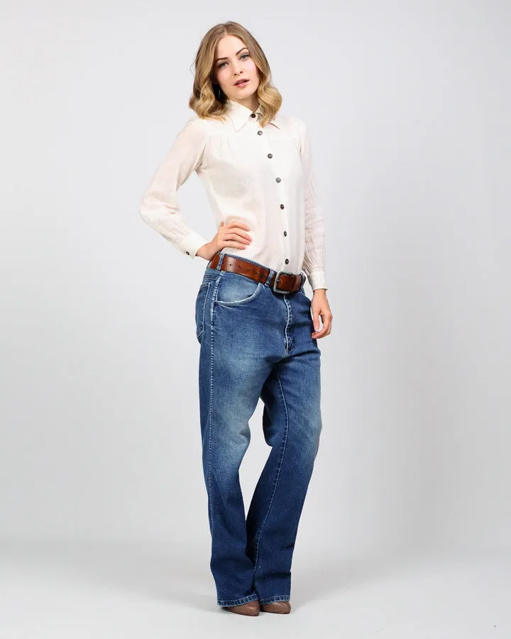 Distressed 70s Boyfriend Jeans