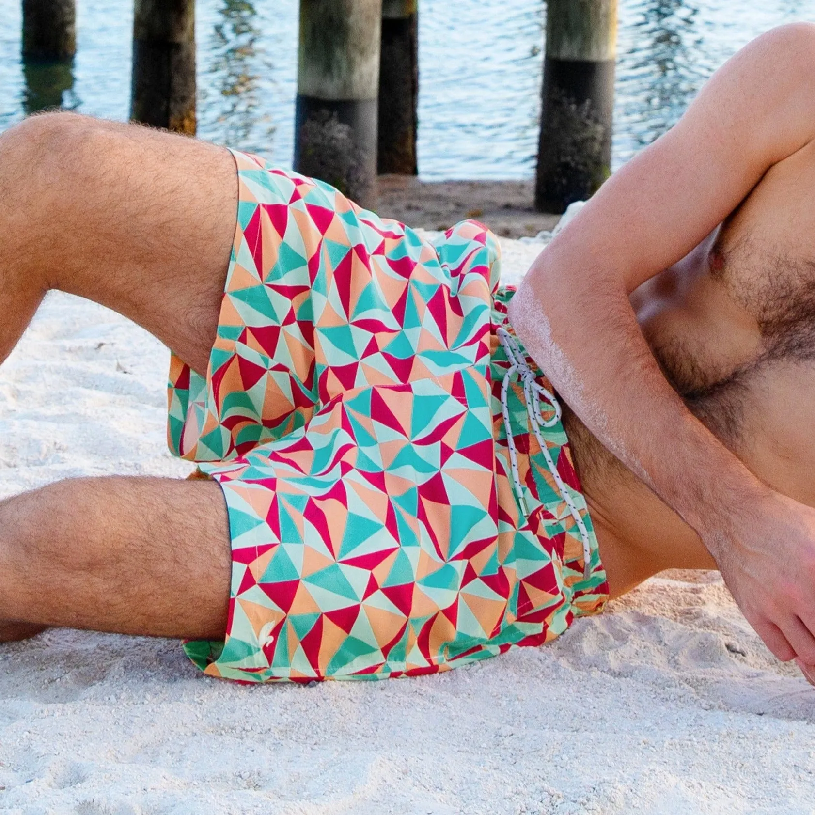 Dockside Swim Trunk - Facets