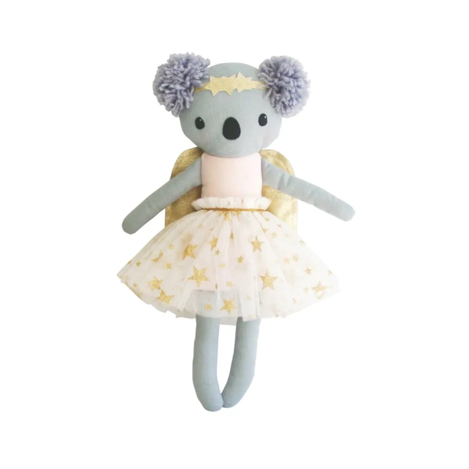 Doll Large Koala Dress Up Pink Gold