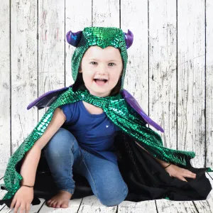 Dragon Cape Costume for Creative Play and Halloween