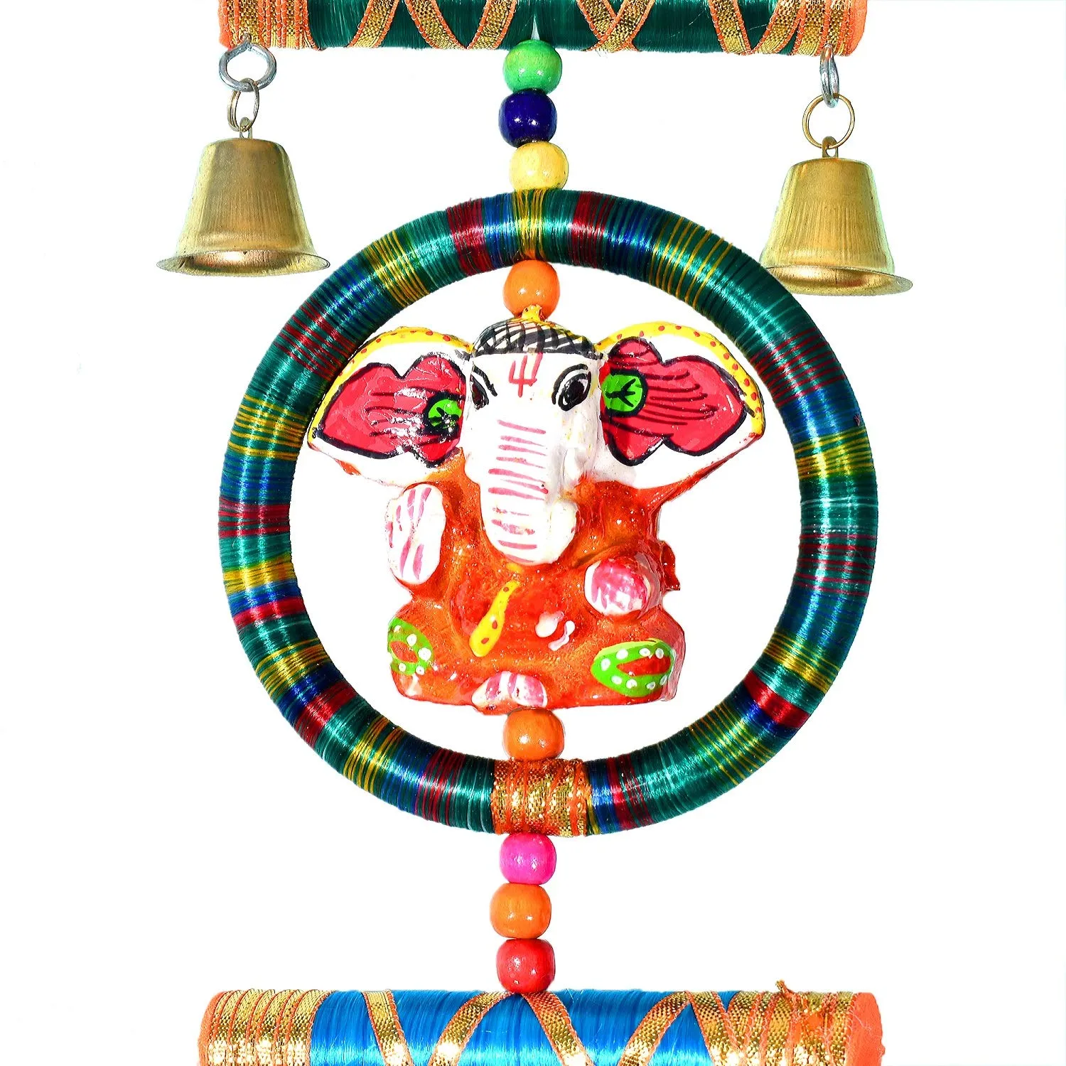 DreamKraft Handcrafted Ganesh Door Hangings and Windchime showpiece