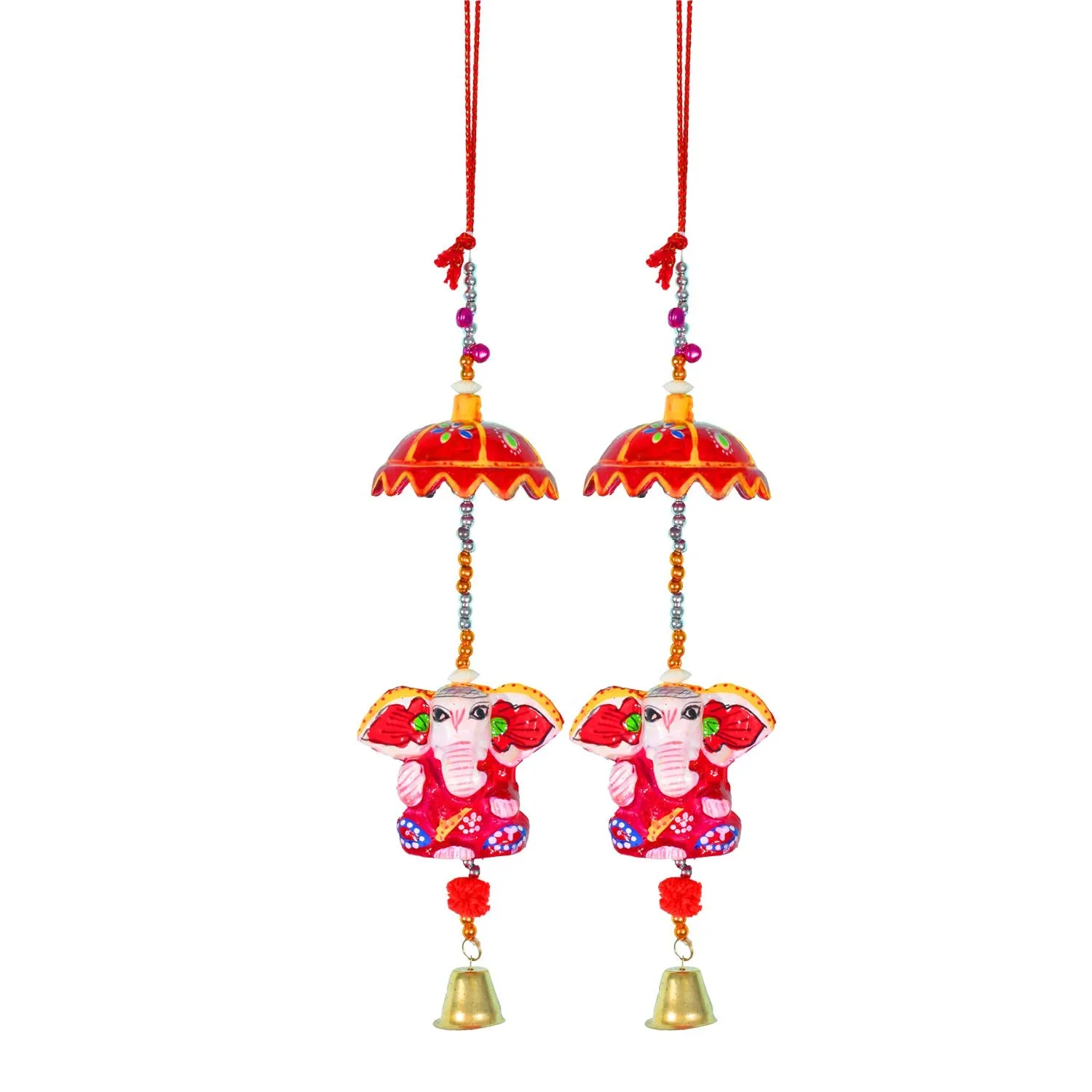 DreamKraft Handcrafted Ganesh Door Hangings and Windchime showpiece