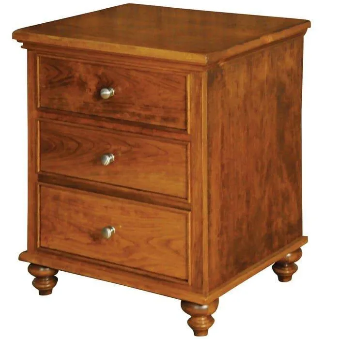 Duchess 3-Drawer Amish Nightstand