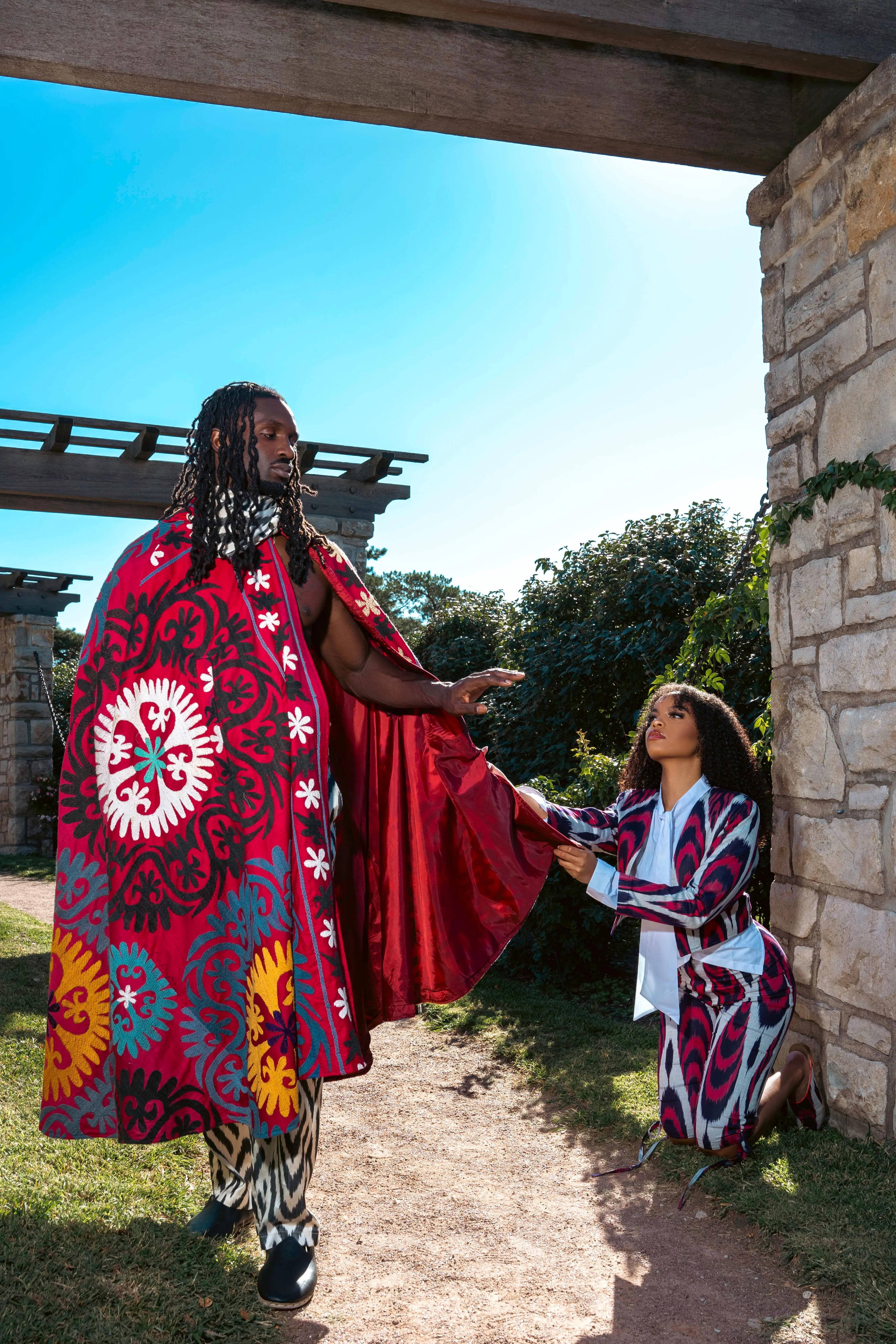 Dumuzi Cape in Red