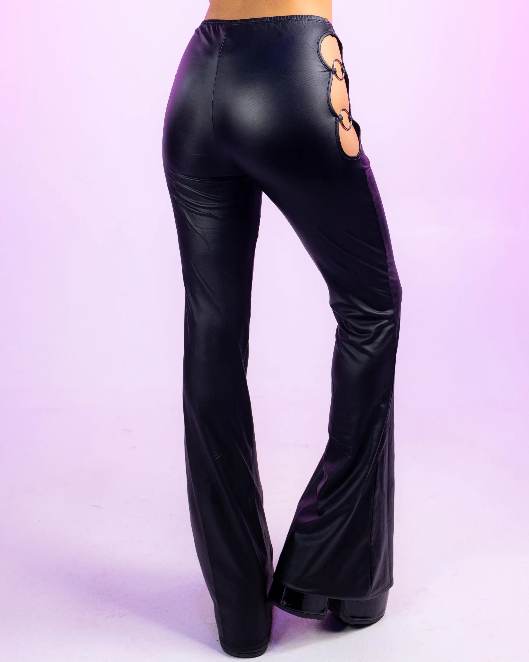 Echo Side Cutout Bell Bottoms