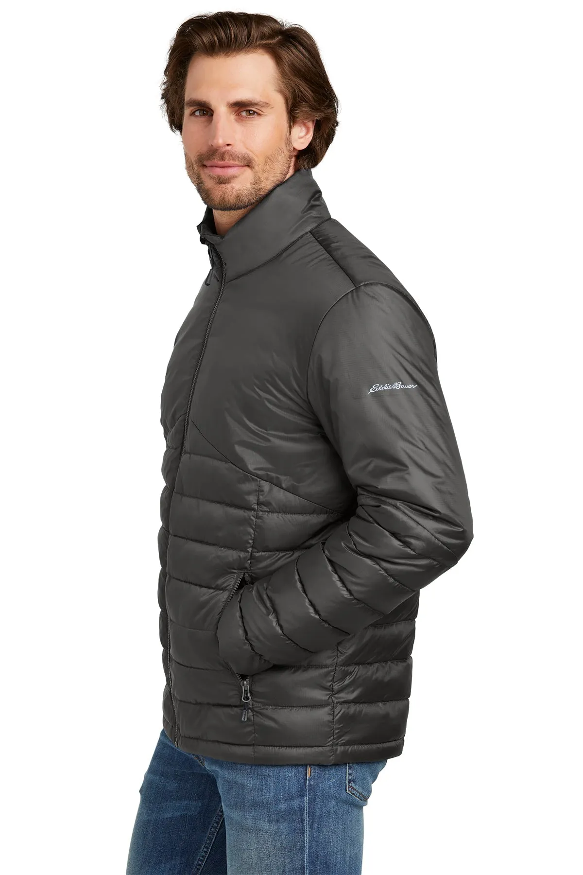 Eddie Bauer Custom Quilted Jackets, Iron Gate