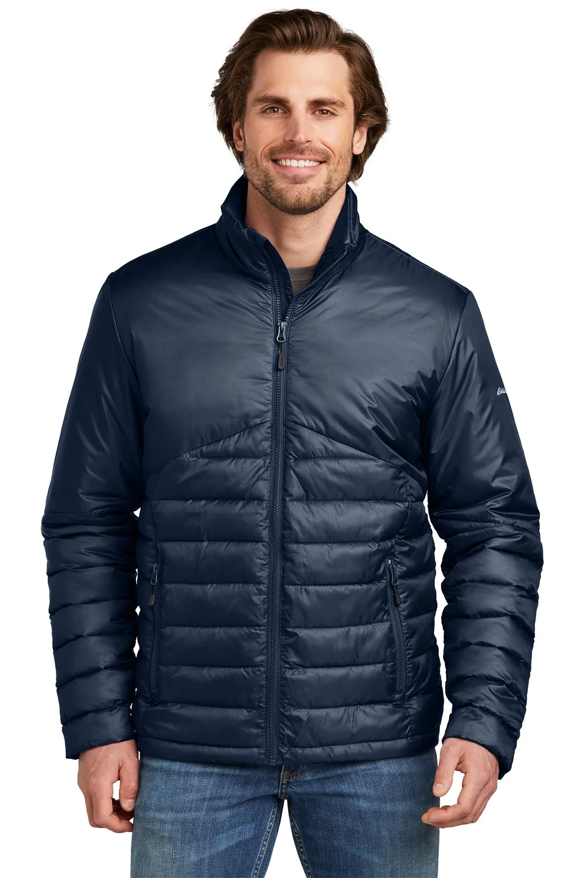 Eddie Bauer Custom Quilted Jackets, River Blue Navy