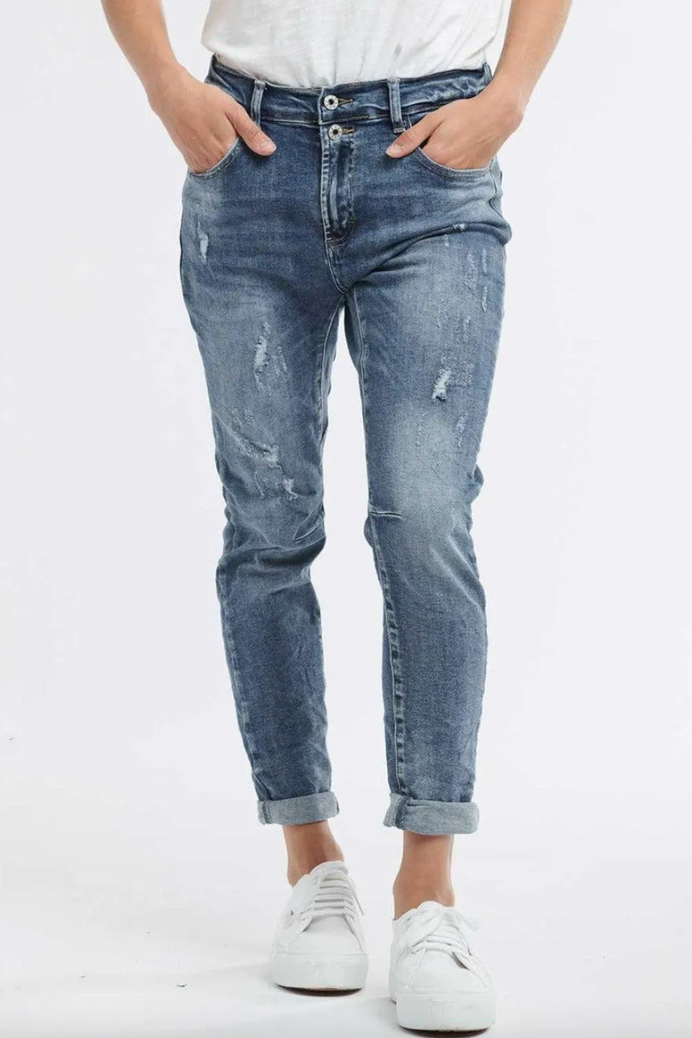 Emma Jean | Light Wash Denim