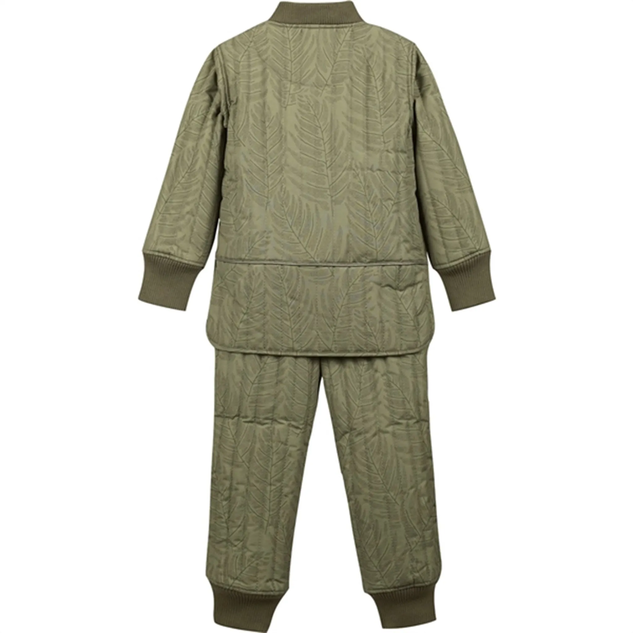 En Fant Thermal Set AOP Moss Green