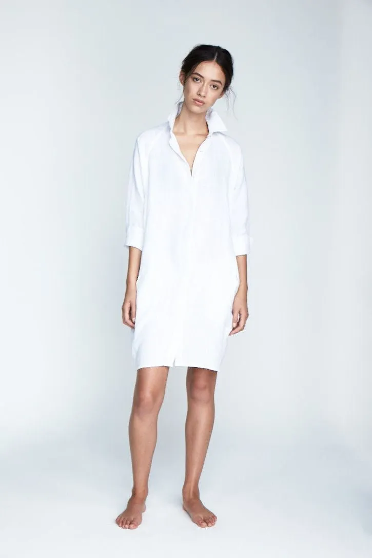 Evie Shirt Dress Fog