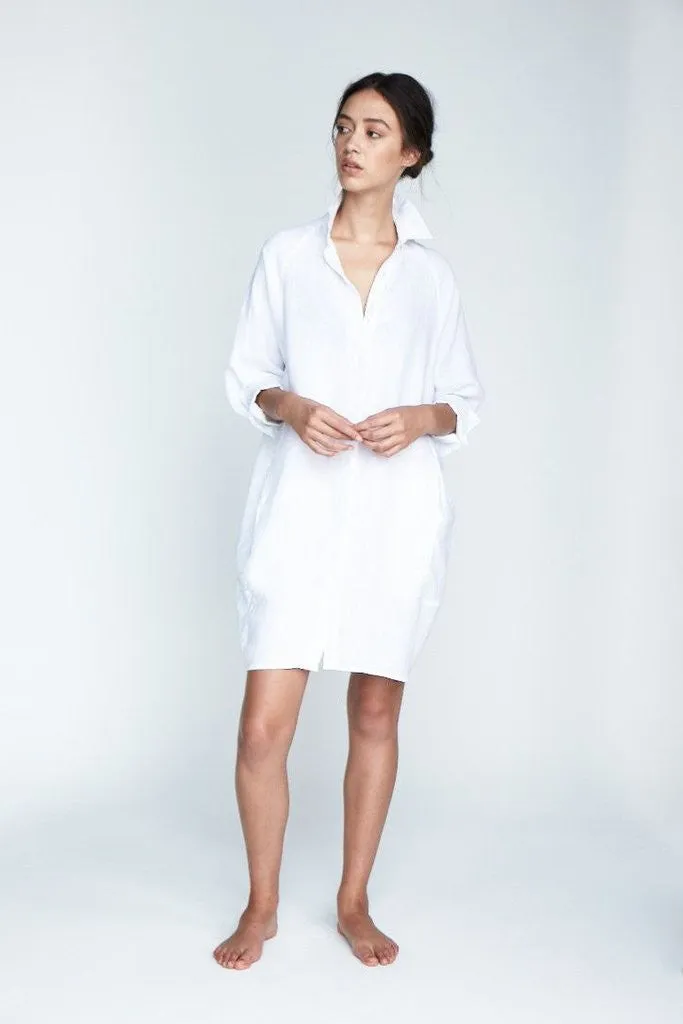 Evie Shirt Dress Fog