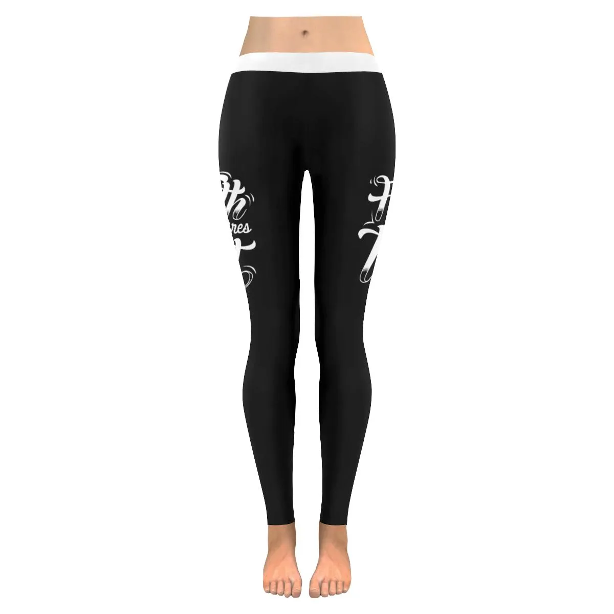 Faith Requires Trust Soft Leggings For Women - Christian Leggings For Women