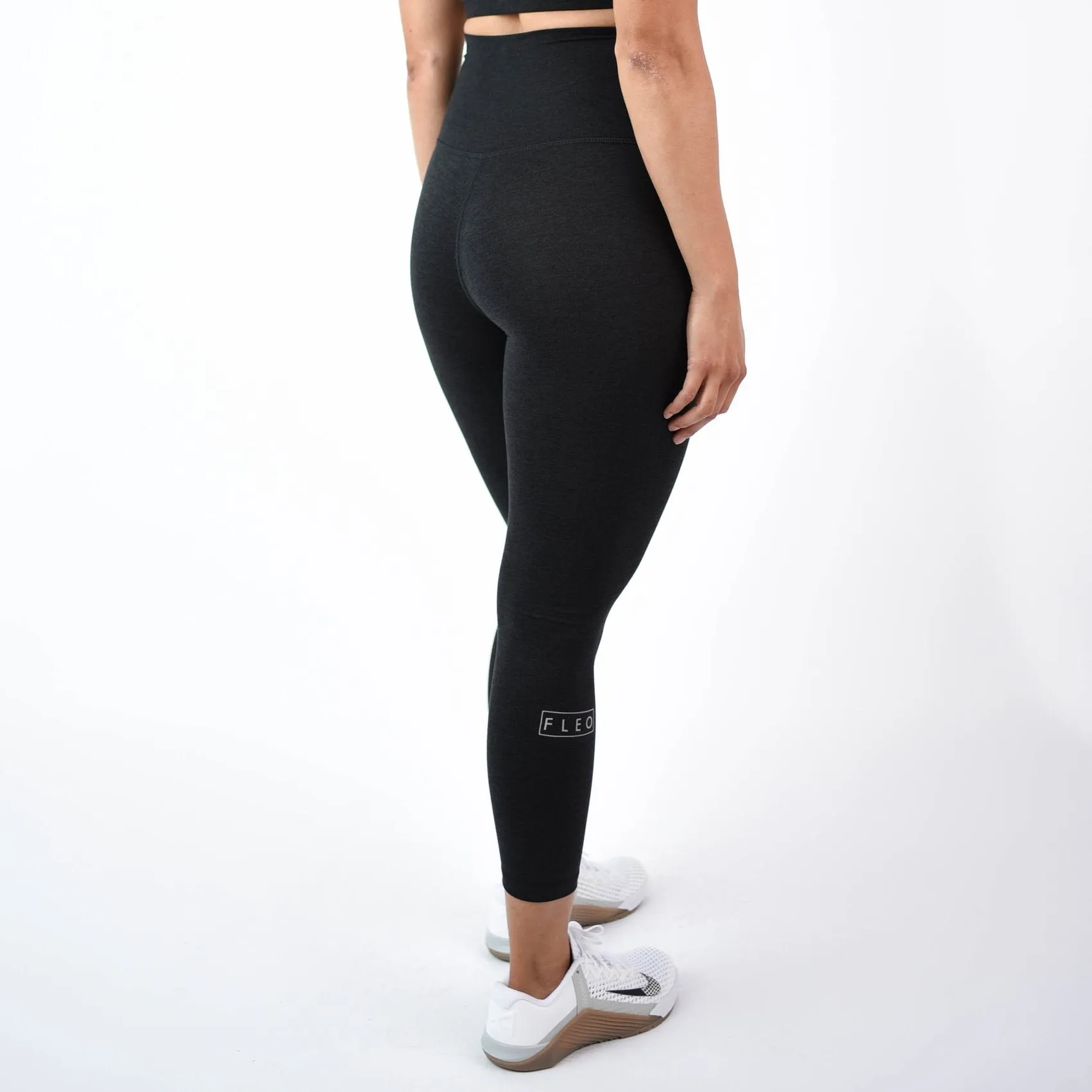 FLEO El Toro 21" Heather Black Leggings (Bounce)