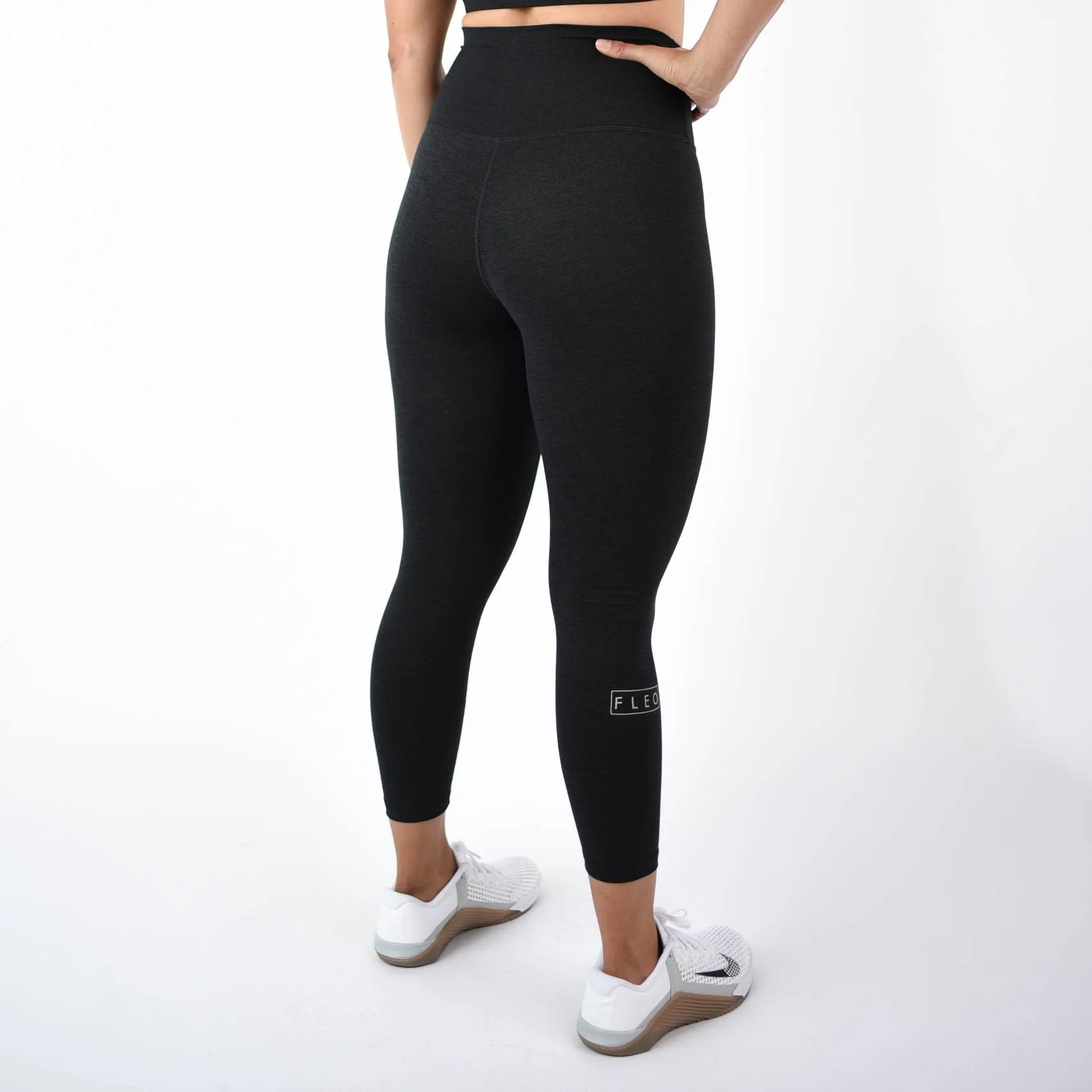 FLEO El Toro 21" Heather Black Leggings (Bounce)