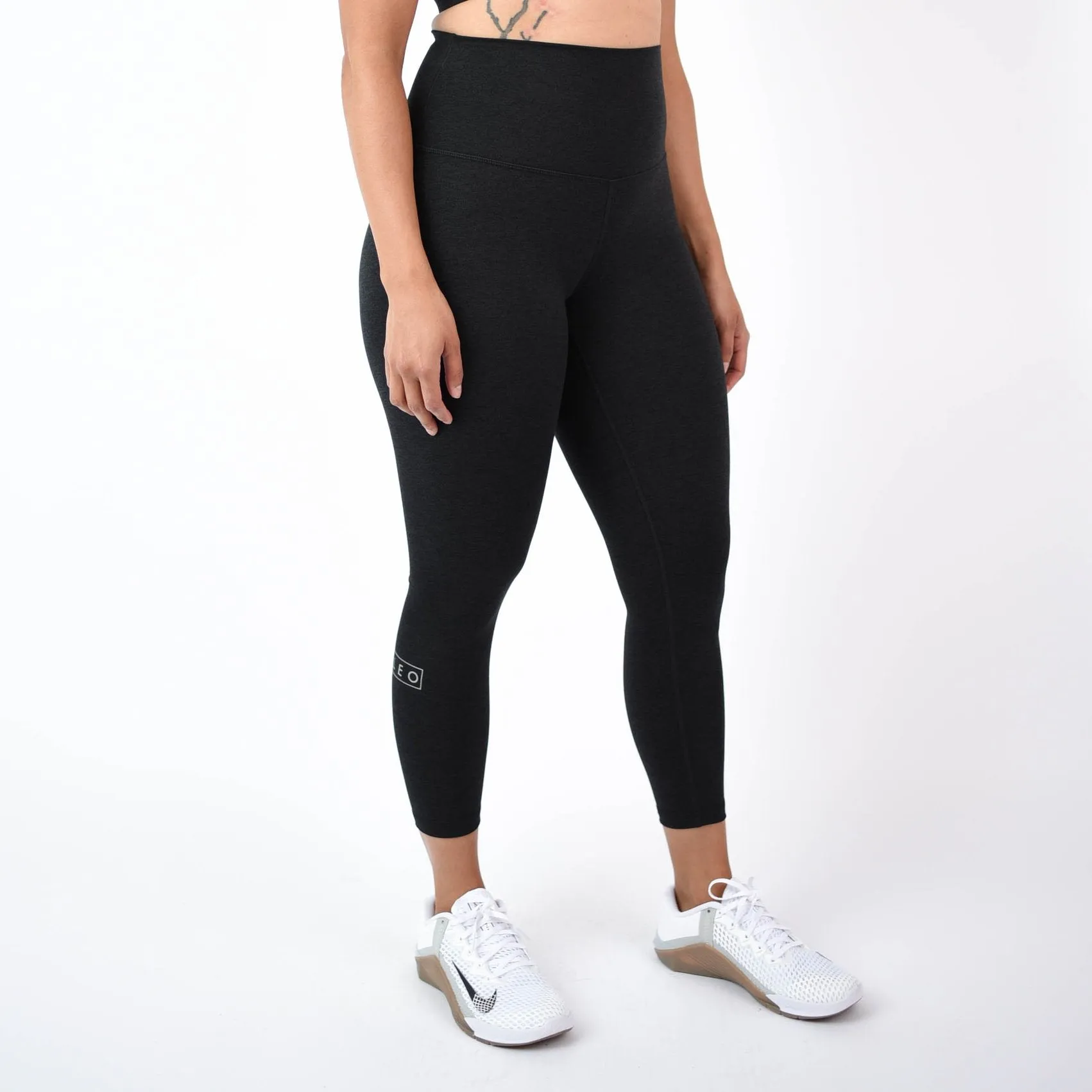 FLEO El Toro 21" Heather Black Leggings (Bounce)