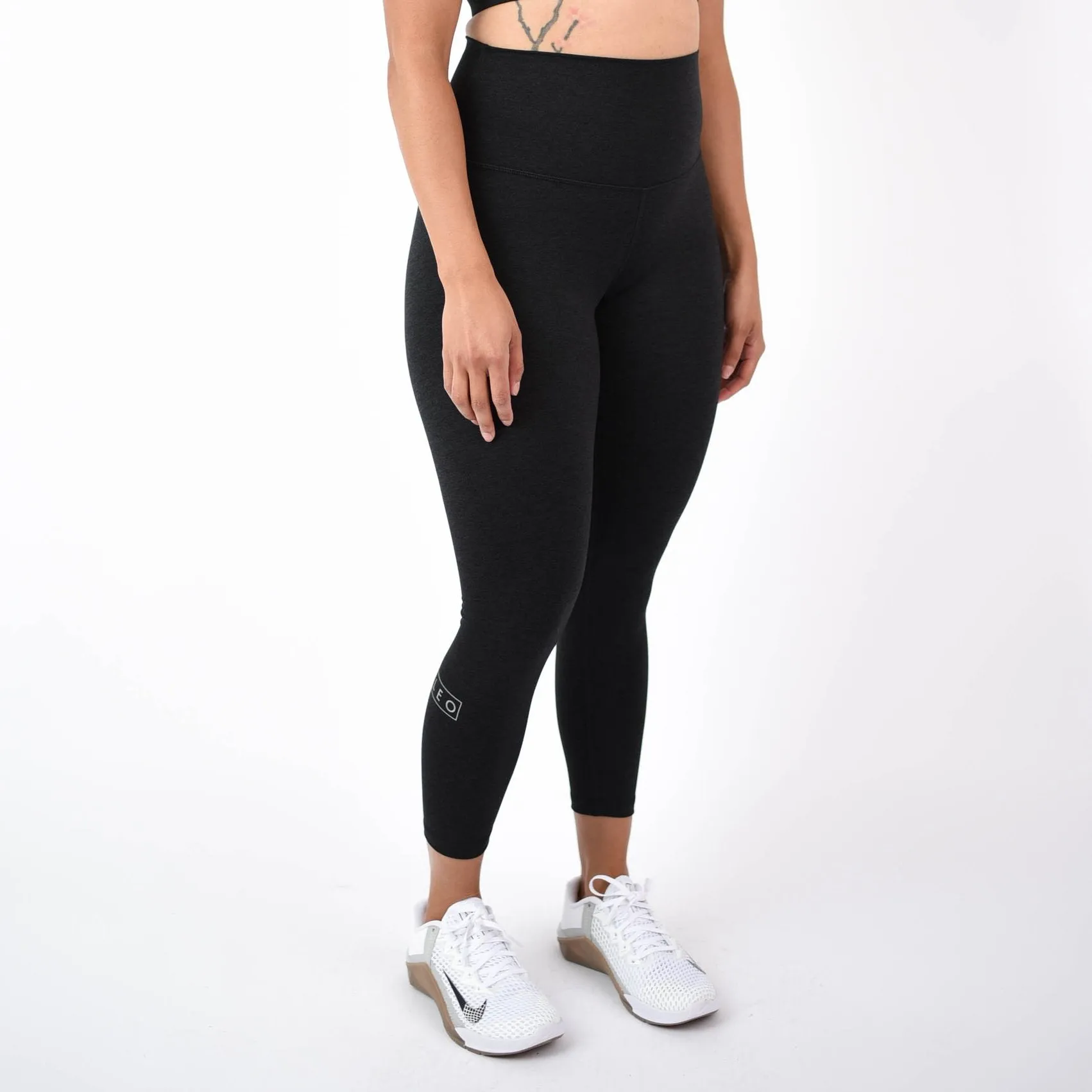 FLEO El Toro 21" Heather Black Leggings (Bounce)