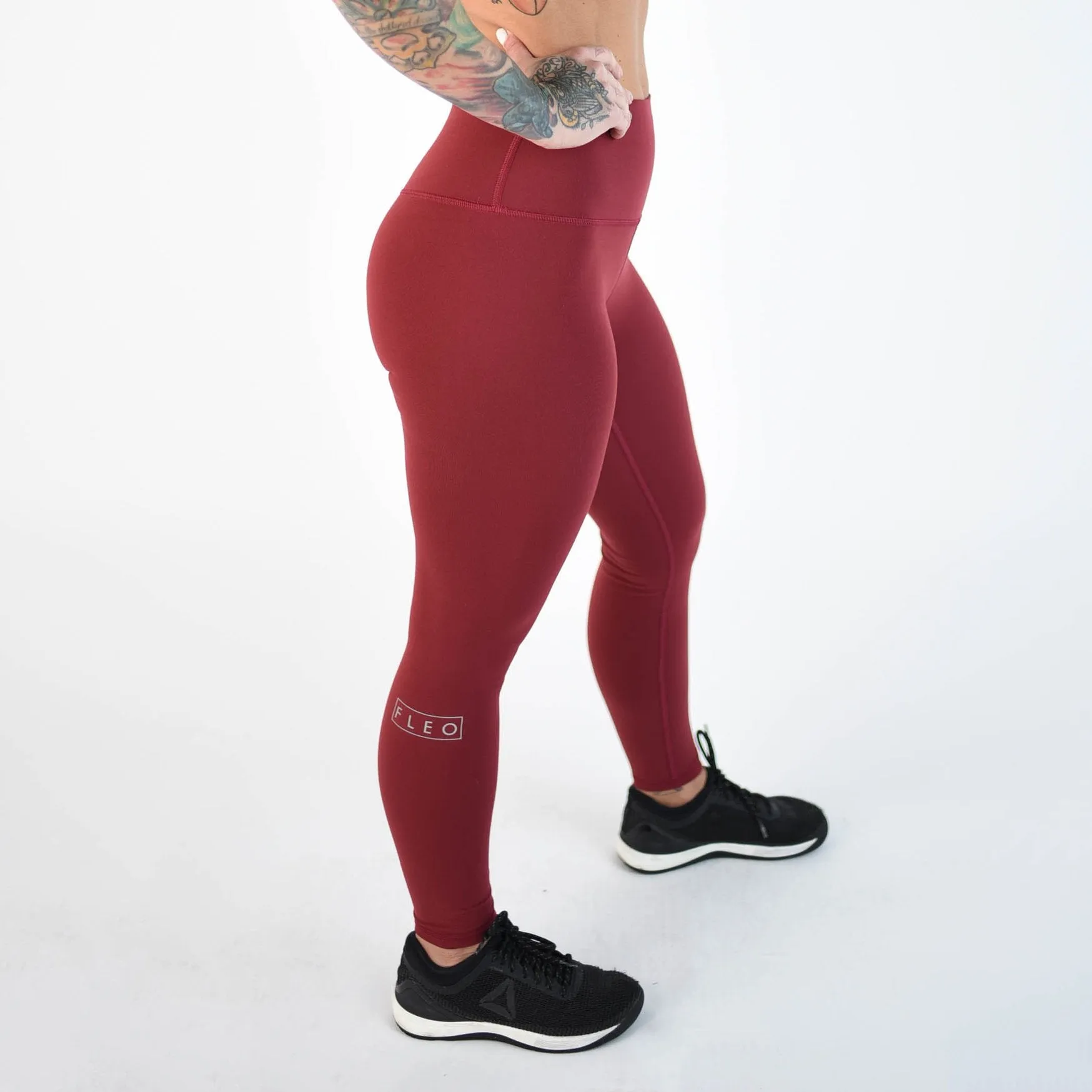 FLEO El Toro 25" Cabernet Leggings (Romey)