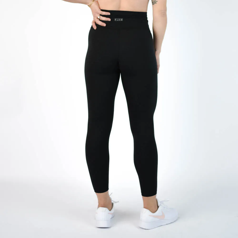 FLEO Heather Black Super High Leggings