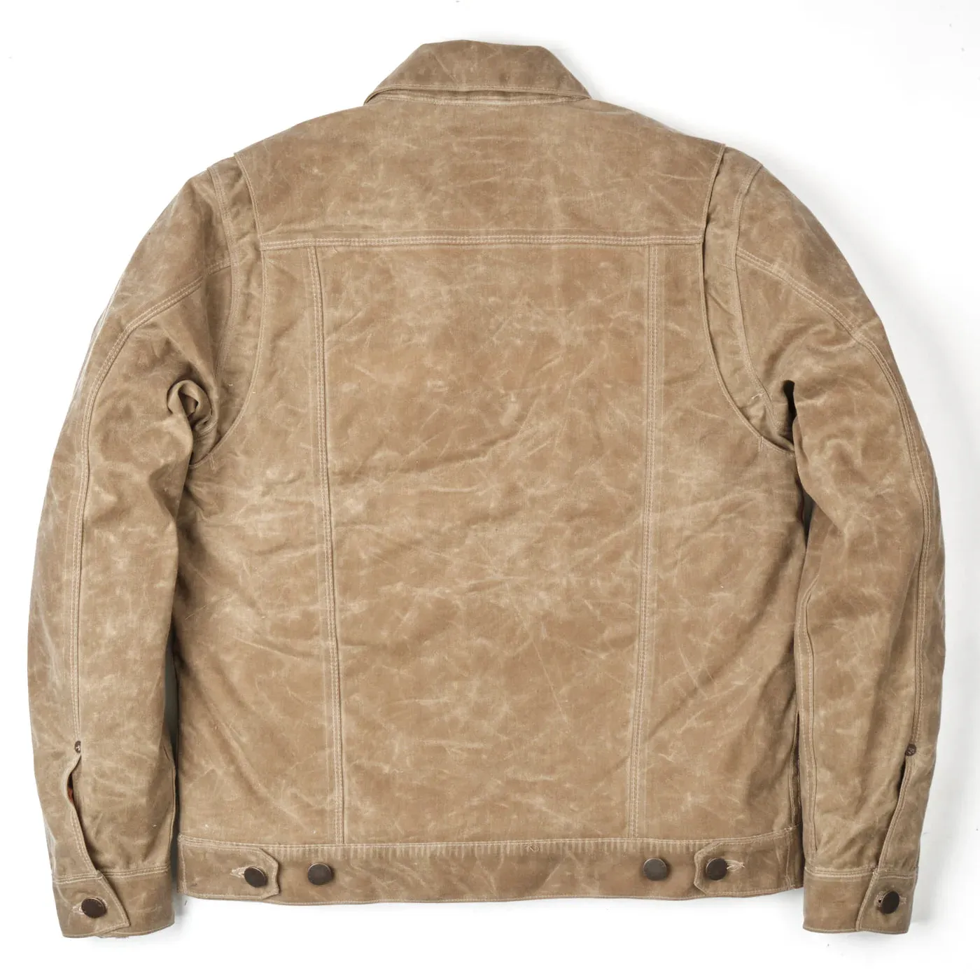 Freenote Cloth Riders Jacket Waxed Canvas- Tobacco