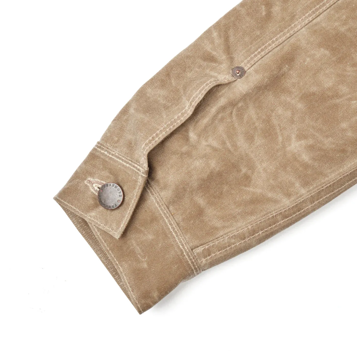 Freenote Cloth Riders Jacket Waxed Canvas- Tobacco