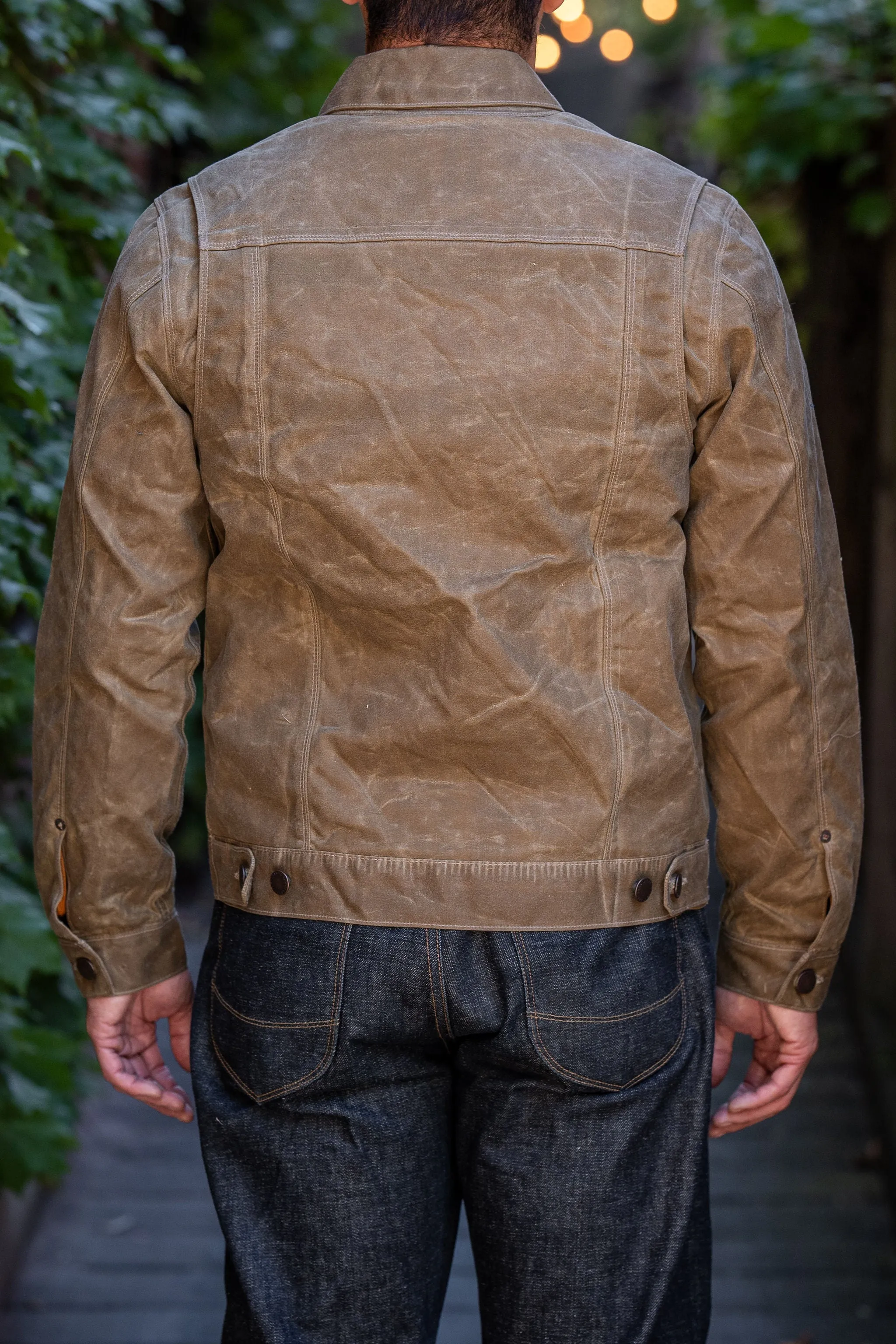 Freenote Cloth Riders Jacket Waxed Canvas- Tobacco