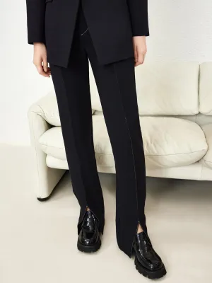 Front Slit Flared Pants