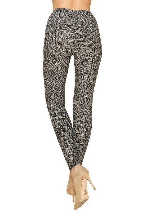 Full Length High Waisted Leggings In A Fitted Style With An Elastic Waistband