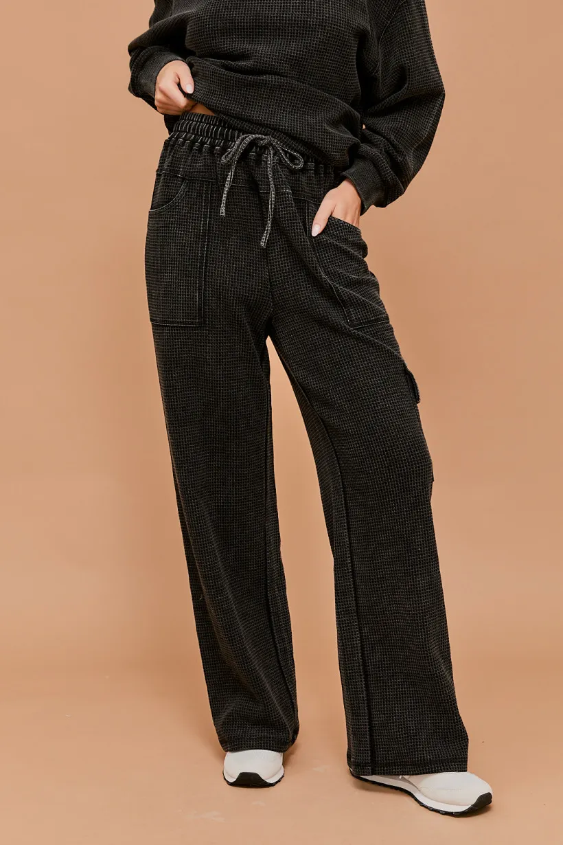 Gilli Cargo Waffle Lounge Pants