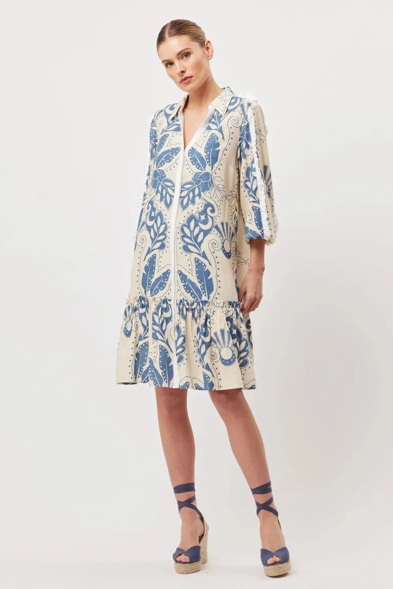 GRANADA LINEN DRESS - OW41609