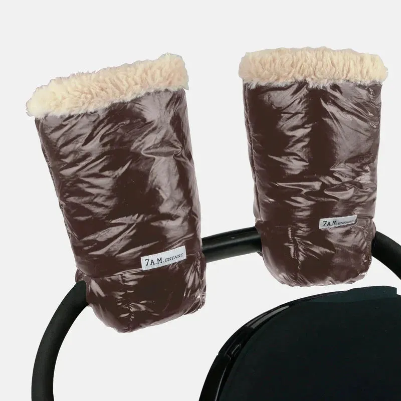 >7 A.M. Enfant Warmmuffs Polar - Brown Polar