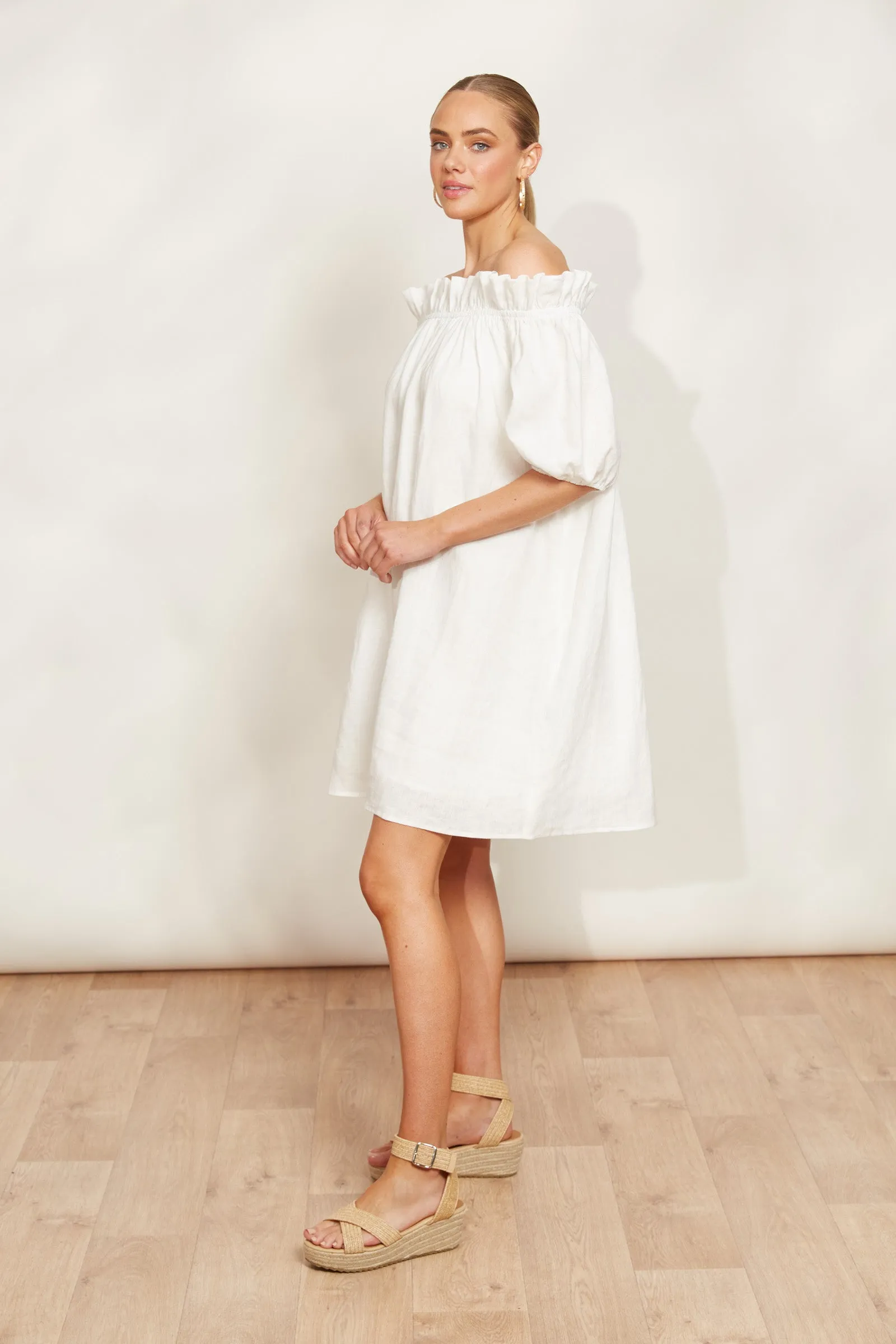 Halcyon Ruched Dress - Opal