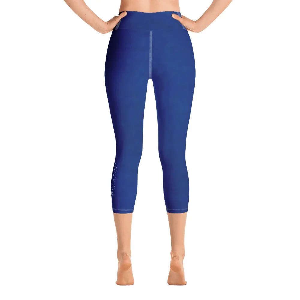 Harmony Blue Yoga Capri Leggings