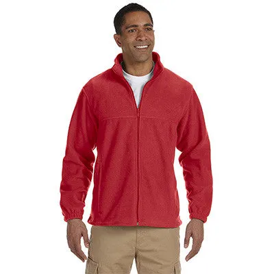 Harriton Mens 8oz. Full-Zip Fleece