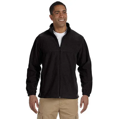 Harriton Mens 8oz. Full-Zip Fleece