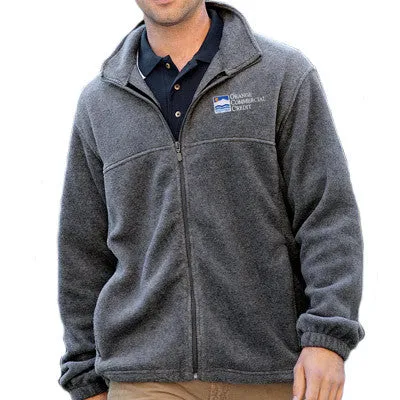 Harriton Mens 8oz. Full-Zip Fleece