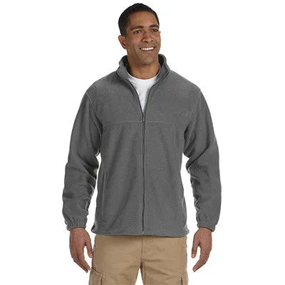 Harriton Mens 8oz. Full-Zip Fleece