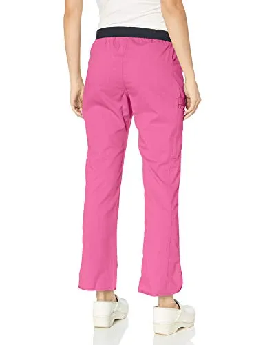 HeartSoul 20101A Scrubs Women's Head Over Heels so in Love Low Rise Pull-on Pant