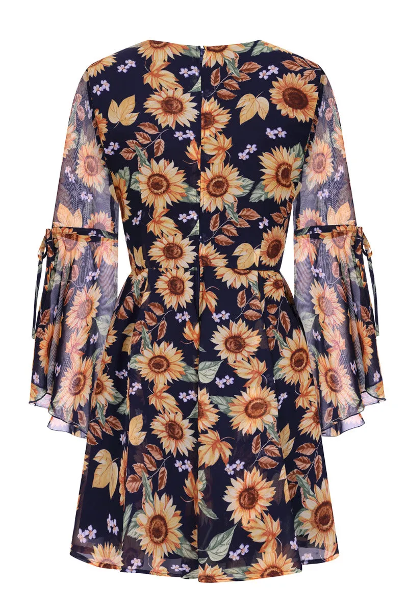 Hell Bunny Sunflower Mini Dress