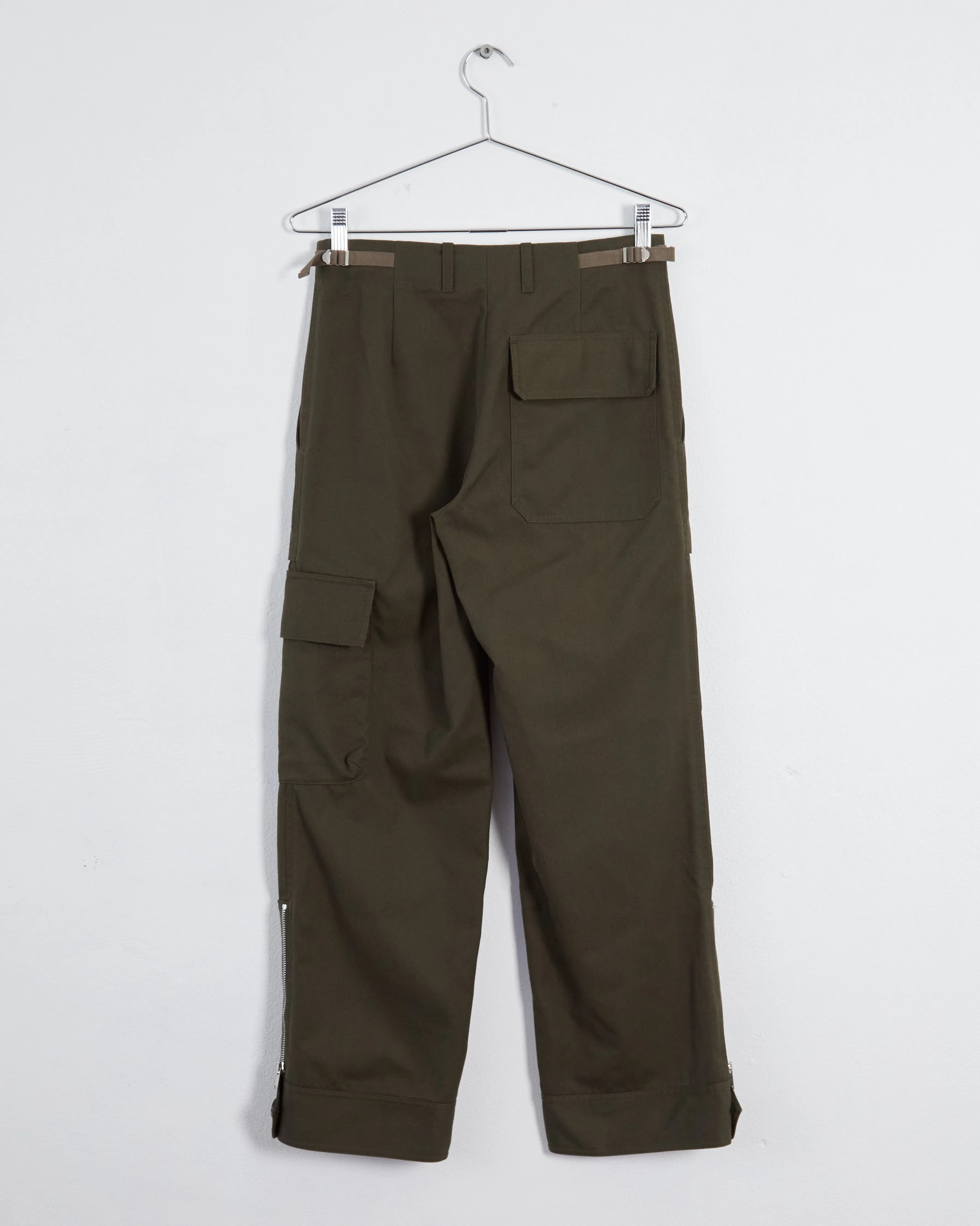 Helmut Lang 'patch pocket' cargo pants, khaki, 6